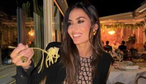 Elisabetta Gregoraci a cena