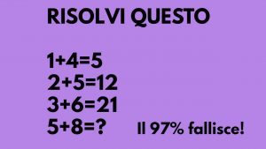 Scopri se sei un genio in matematica - belligea.it