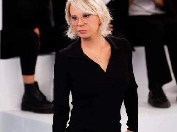 Maria De Filippi nello studio di Amici