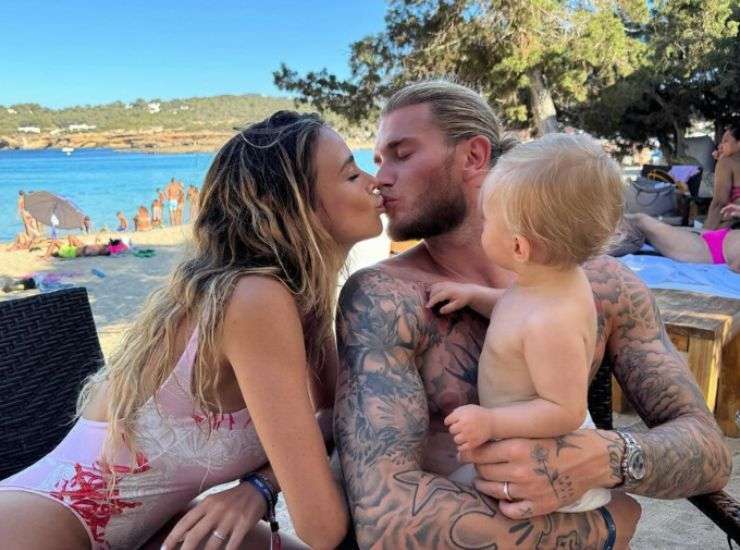 Loris Karius, Diletta Leotta e la figlia Aria