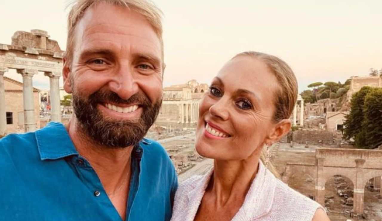 Rosolino e Titova selfie sui social