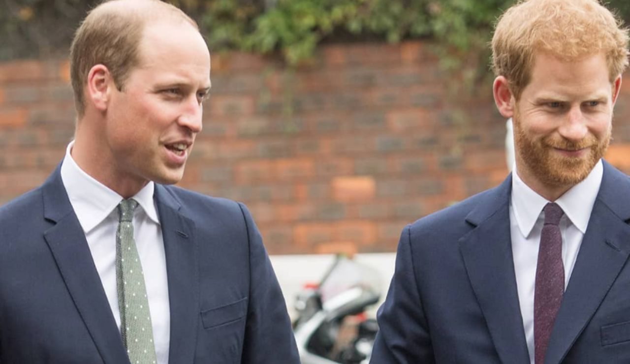 William e Harry scatto che li ritrae insieme in pubblico