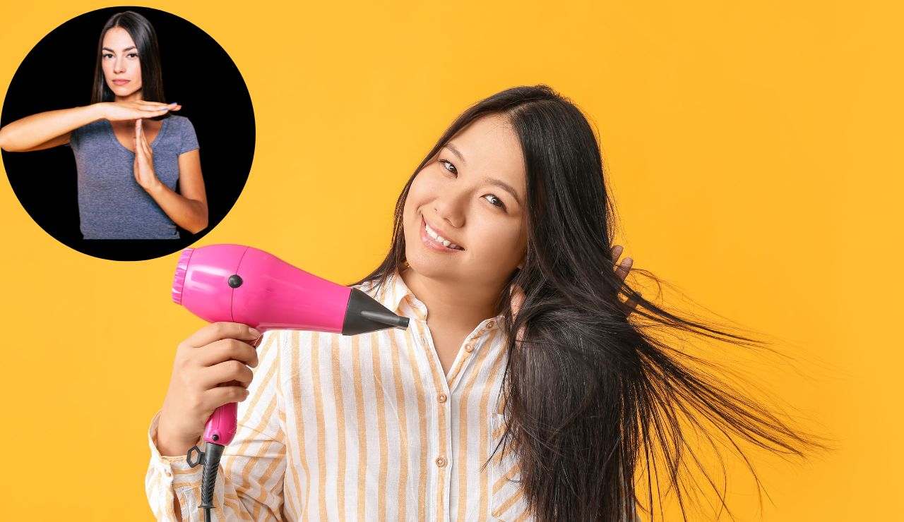 Basta usare il phon solo per asciugare i capelli