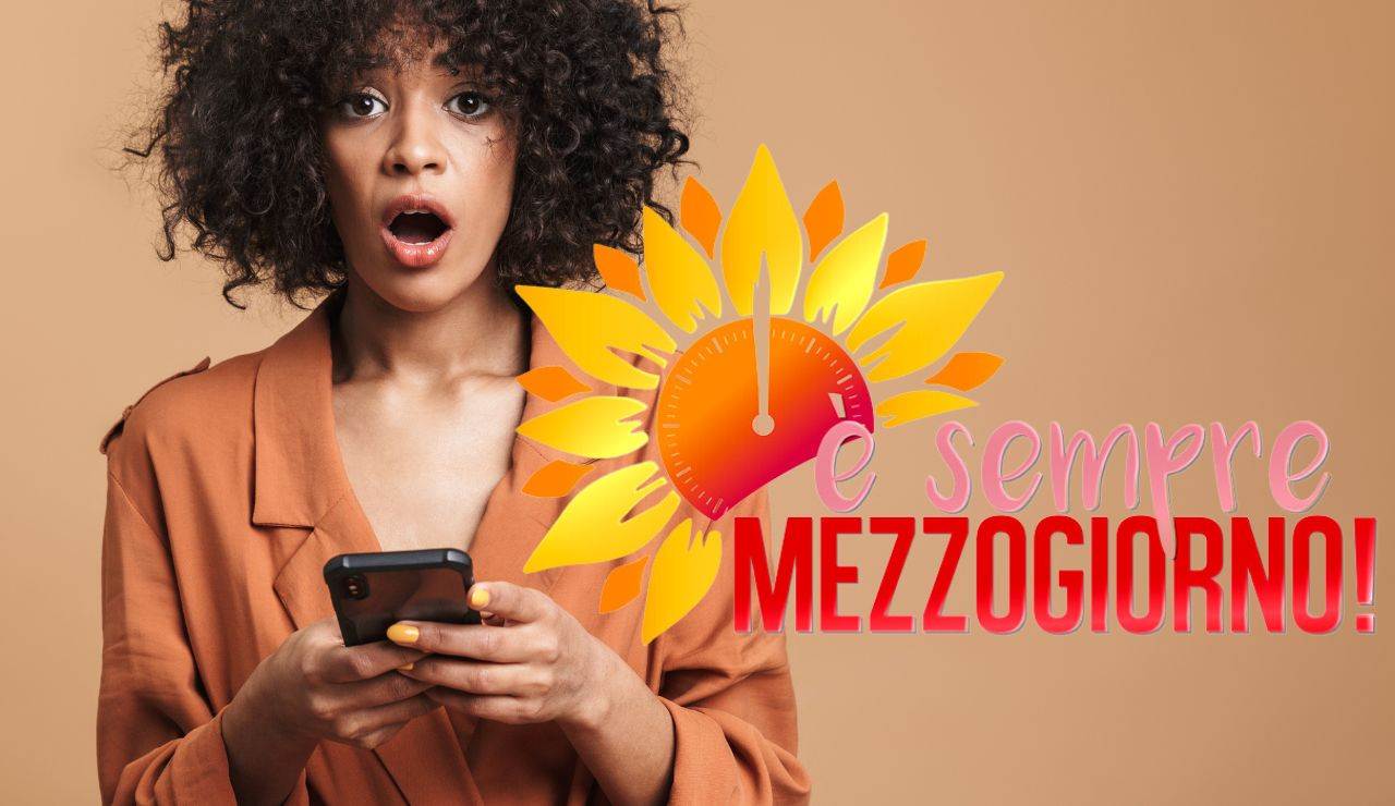 Notizia sorprendente nel programma È sempre mezzogiorno