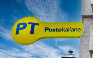 Una insegna di Poste Italiane